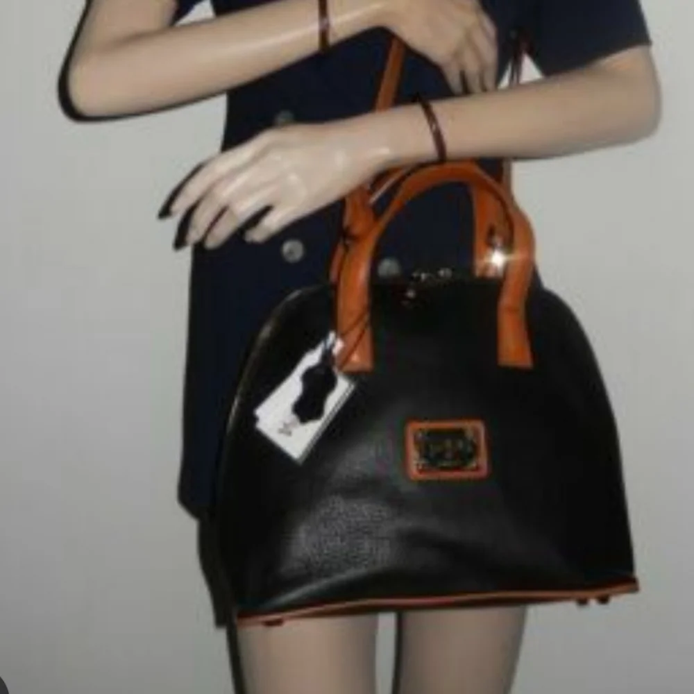 Valentina Leather Top Handle Satchel